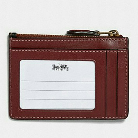 🌷Coach Mini Skinny ID Wallet-Leopard Print🌷 - Picture 2 of 3